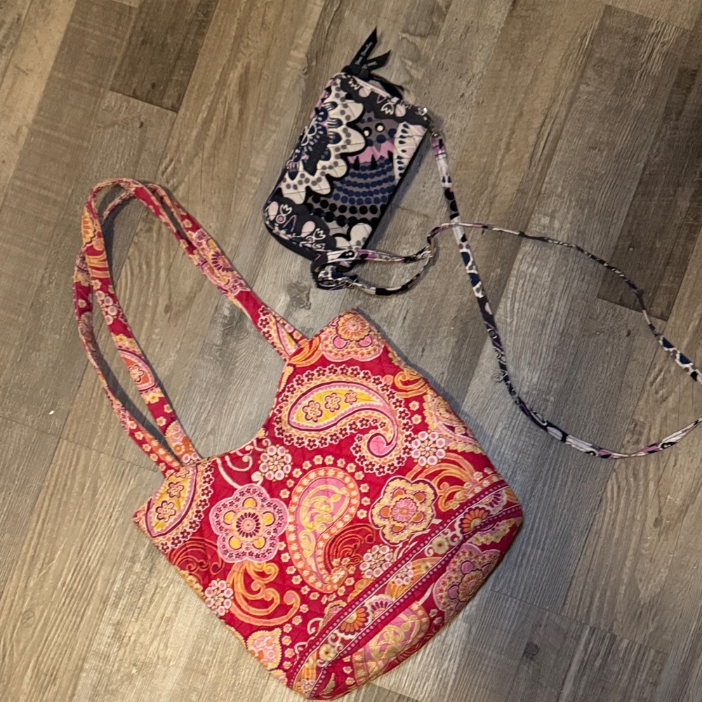Vera Bradley Paisley Bag Set